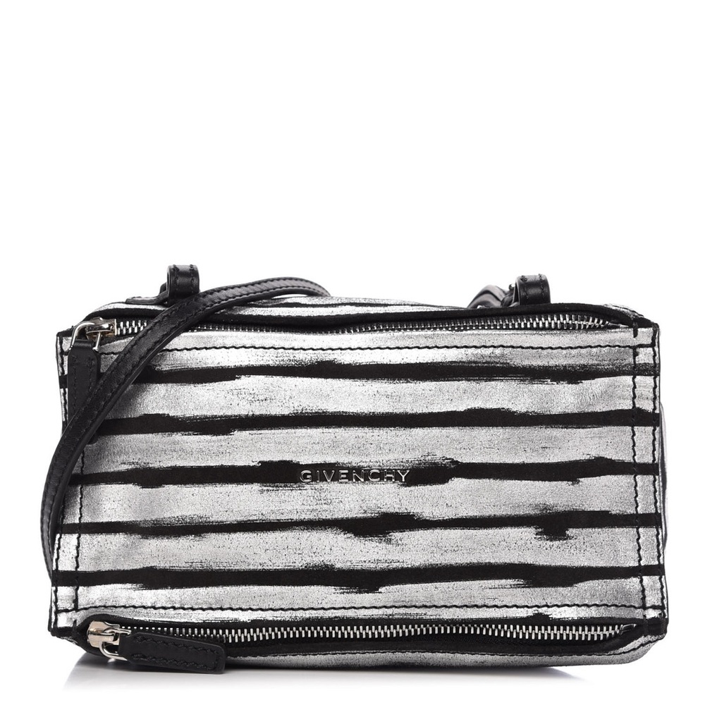Givenchy pandora bag metallic calfskin mini